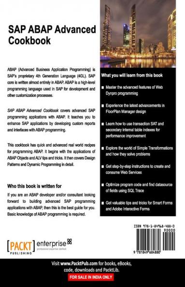 SAP ABAP Advanced Cookbook