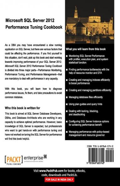 Microsoft SQL Server 2012 Performance Tuning Cookbook