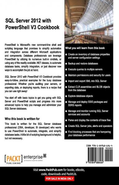 SQL Server 2012 with Powershell V3 Cookbook