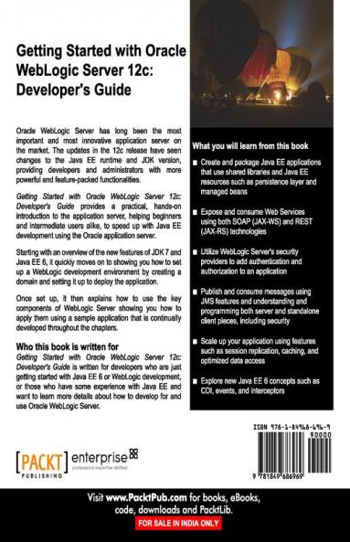 Getting Started with Oracle Weblogic Server 12c