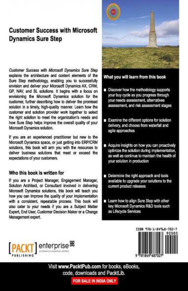 Customer Success with Microsoft Dynamics Sure Step