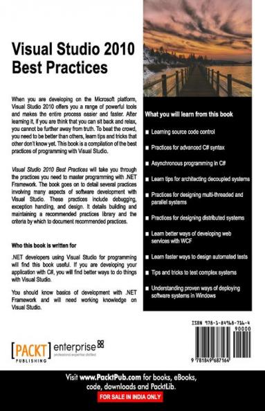 Visual Studio 2010 Best Practices