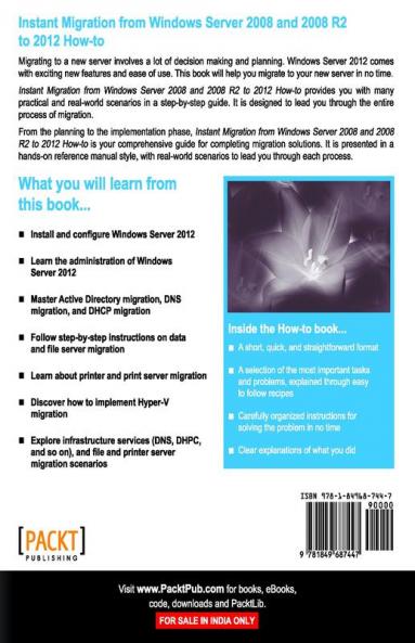 Migrating from 2008 and 2008 R2 to Windows Server 2012