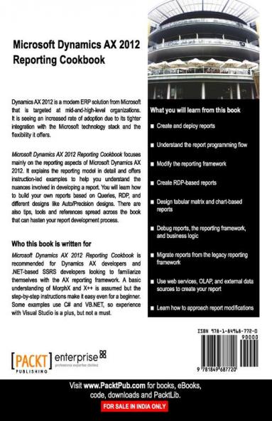Microsoft Dynamics Ax 2012 Reporting Cookbook