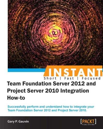 Instant Team Foundation Server 2012 and Project Server 2010 Integration How-to