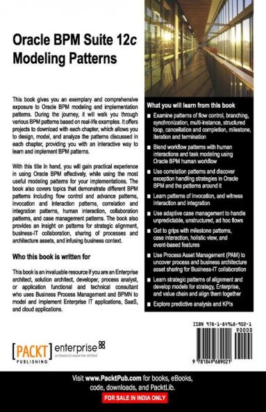 Oracle Bpm Suite 12c Modeling Patterns
