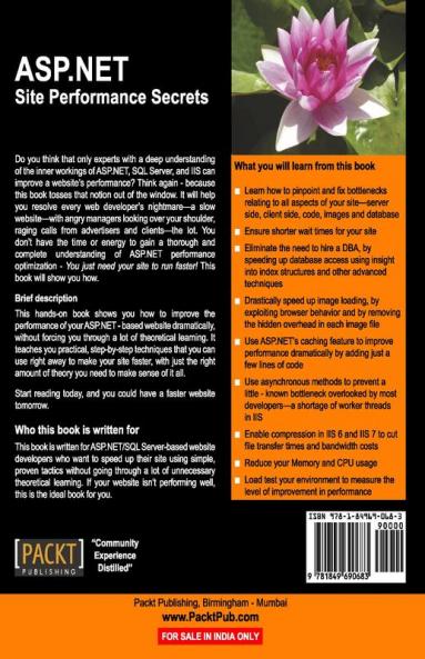 ASP.Net Site Performance Secrets