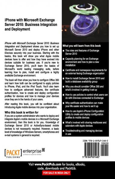 iPhone with Microsoft Exchange Server 2010 - Business Integration and Deployment
