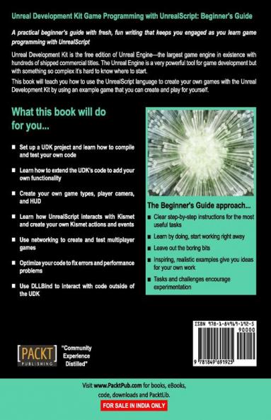 Unreal Development Kit Game Programming with Unrealscript