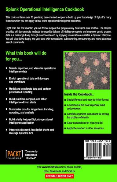 Splunk Operational Intelligence Cookbook