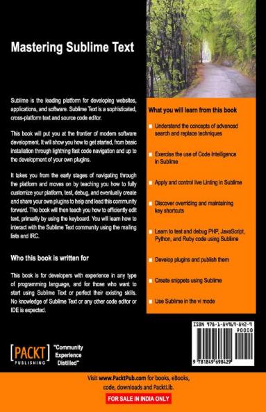 Mastering Sublime Text