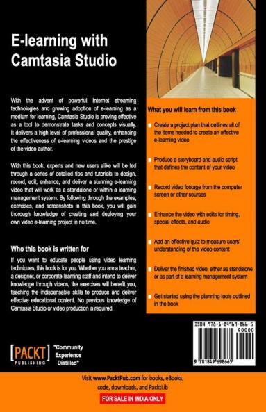 E-Learning with Camtasia Studio