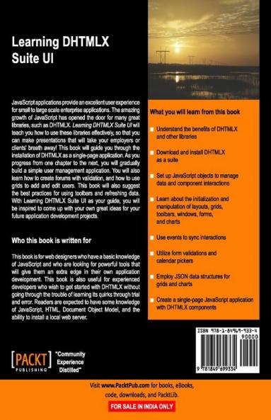 Learning Dhtmlx Suite Ui