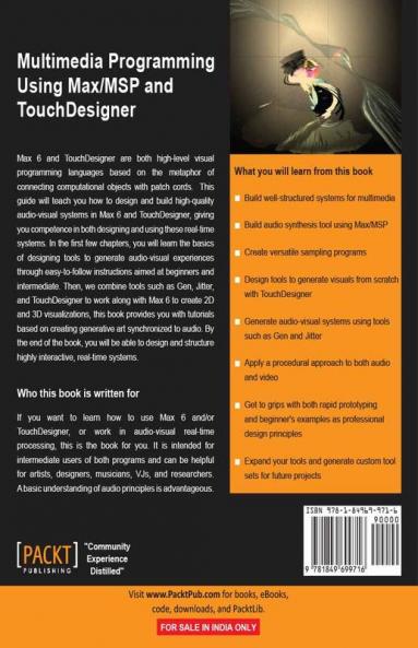 Multimedia Programming Using Max/MSP and TouchDesigner