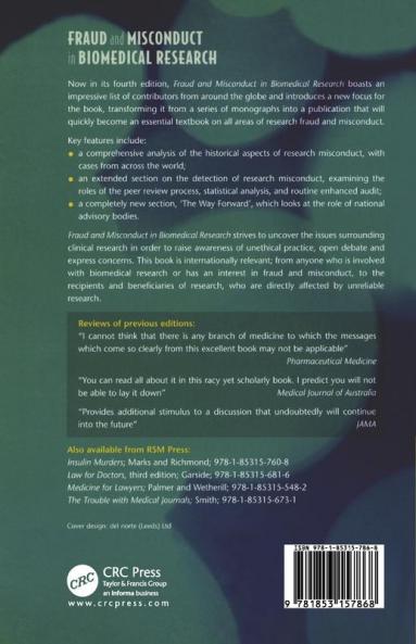 Fraud and Misconduct in Biomedical Research 4th edition