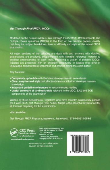 Get Through Final Frca: McQs