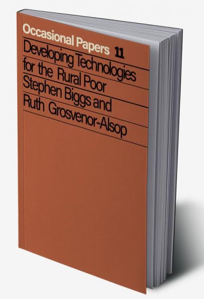 Developing Technologies for the Rural Poor