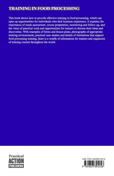 Training in Food Processing