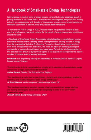 A Handbook of Small-scale Energy Technologies
