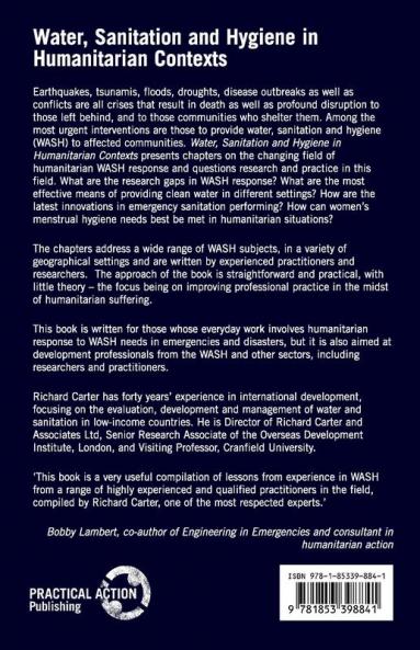 Water Sanitation and Hygiene in Humanitarian Contexts