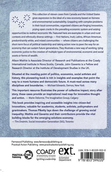 Citizen-Led Innovation for a New Economy