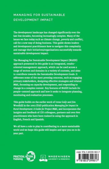 Managing for Sustainable Development Impact