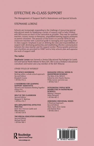 Effective In-Class Support