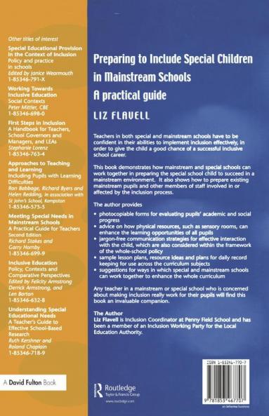 Preparing to Include Special Children in Mainstream Schools