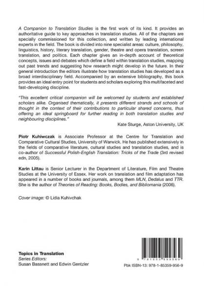 A Companion to Translation Studies