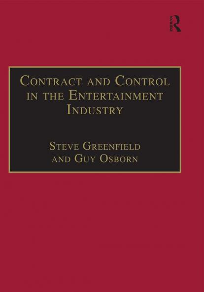 Contract and Control in the Entertainment Industry