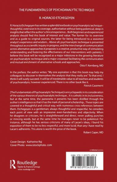 Fundamentals of Psychoanalytic Technique