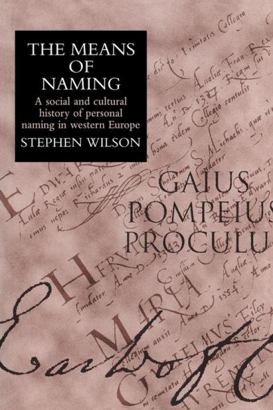 Means Of Naming