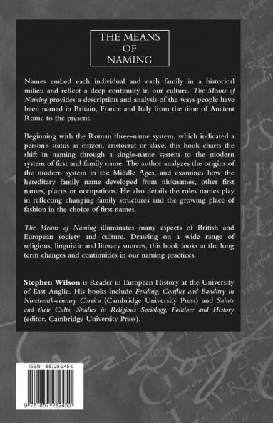 Means Of Naming