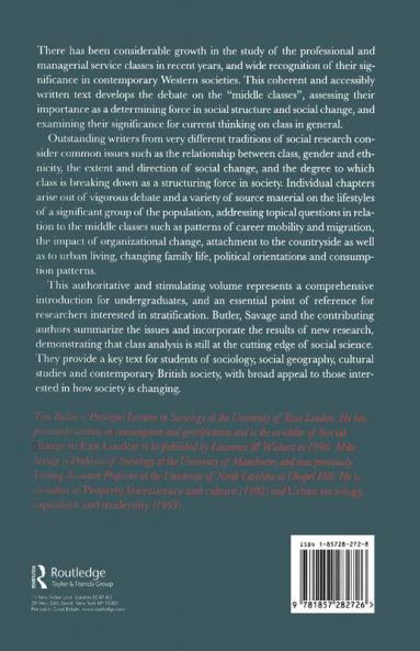 Social Change And The Middle Classes