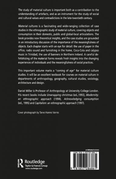 Material Cultures