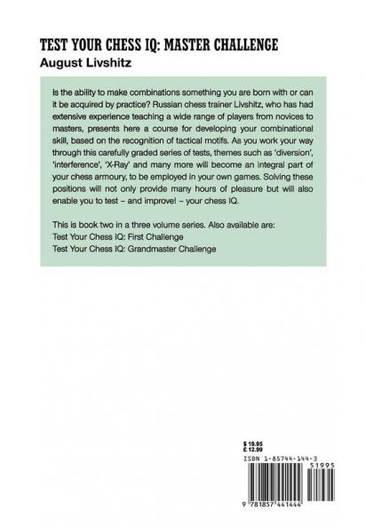 Master Challenge (Bk. 2) (Test Your Chess IQ)