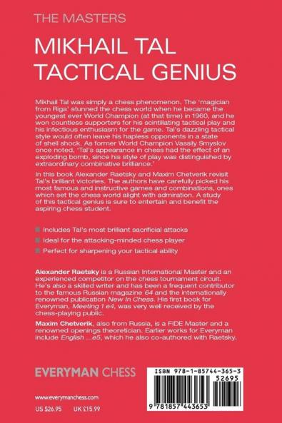 Mikhail Tal: Tactical Genius (Masters (Everyman Chess))