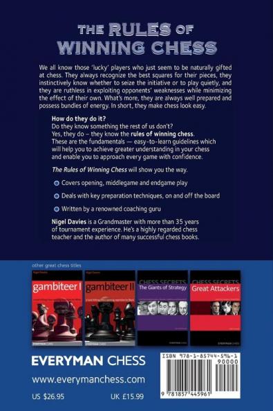 The Rules of Winning Chess (Everyman Chess)