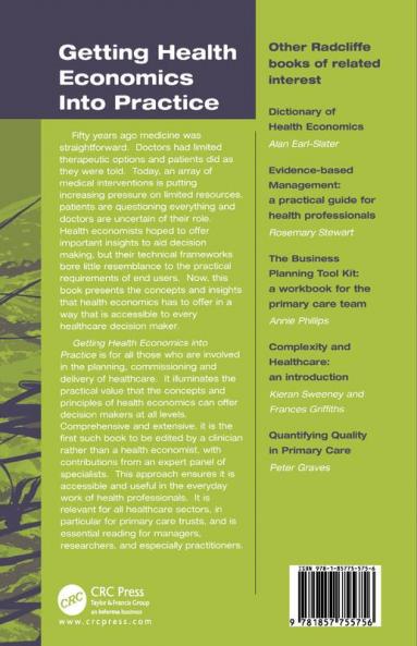 Getting Health Economics Into Practice