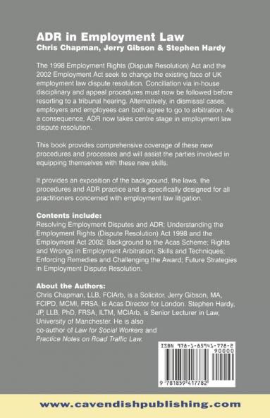 ADR in Employment Law