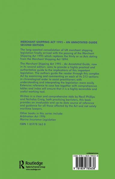 Merchant Shipping Act 1995: An Annotated Guide
