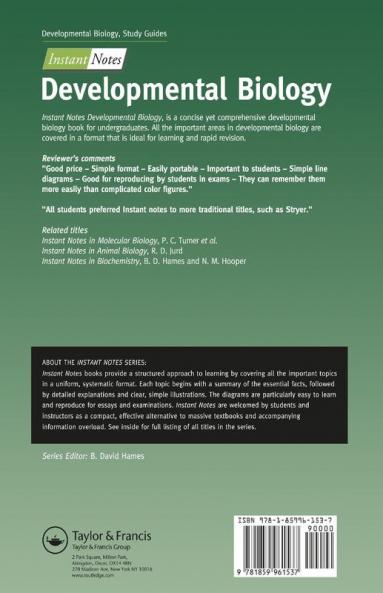 BIOS Instant Notes in Developmental Biology