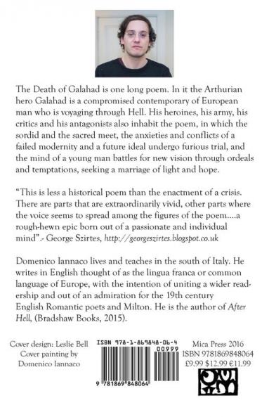 The Death of Galahad: a poem written in English thought of as the common language of Europe.