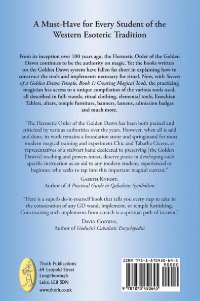 SECRETS OF A GOLDEN DAWN TEMPLE