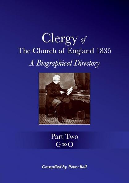 Clergy of the Church of England 1835 - Part Two