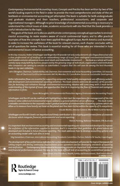 Contemporary Environmental Accounting
