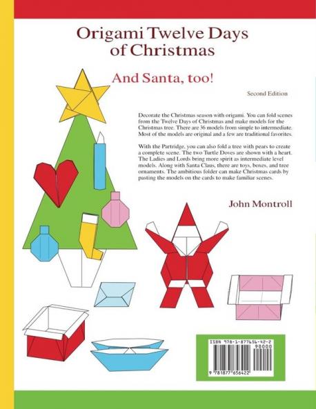 Origami Twelve Days of Christmas: And Santa too!
