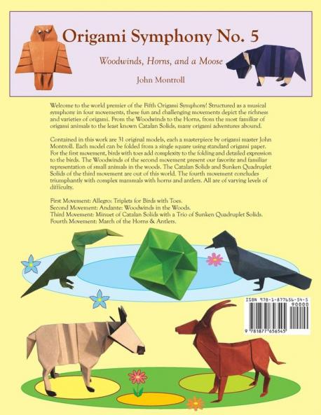 Origami Symphony No. 5: Woodwinds Horns and a Moose