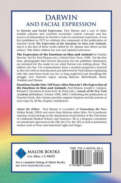 Darwin and Facial Expression: A Century of Research in Review