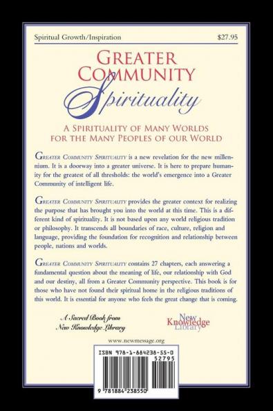 Greater Community Spirituality